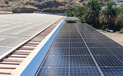 Instalación fotovoltaica para autoconsumo financiada por los Fondos NextGenerationEU